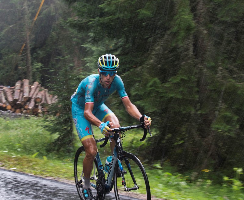 Italský cyklista Vincenzo Nibali.
