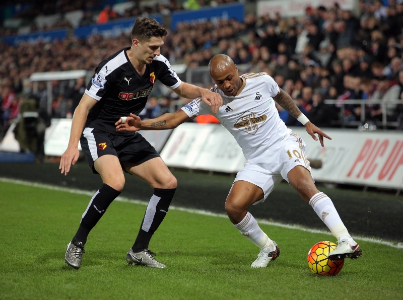 Ghanský fotbalista Andre Ayew.