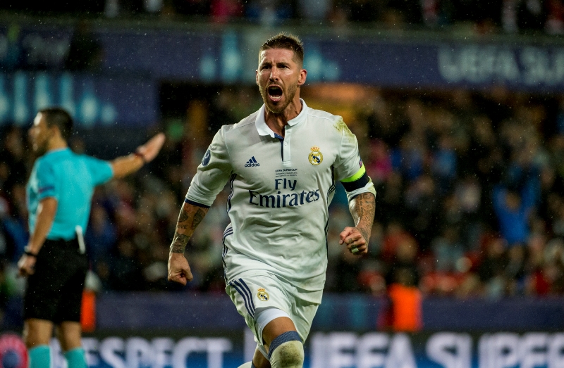 Španělský fotbalista Sergio Ramos.