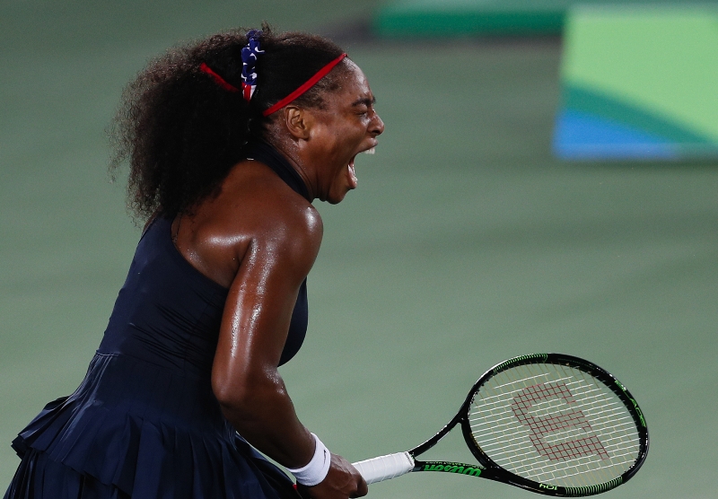 Americká tenistka Serena Williamsová.