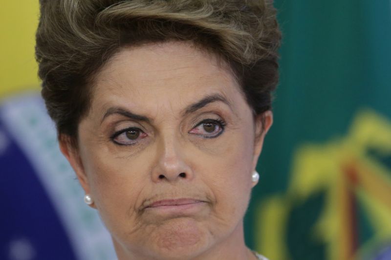 Brazilská prezidentka Dilma Rousseffová. Brazilská prezidentka Dilma Rousseffová.