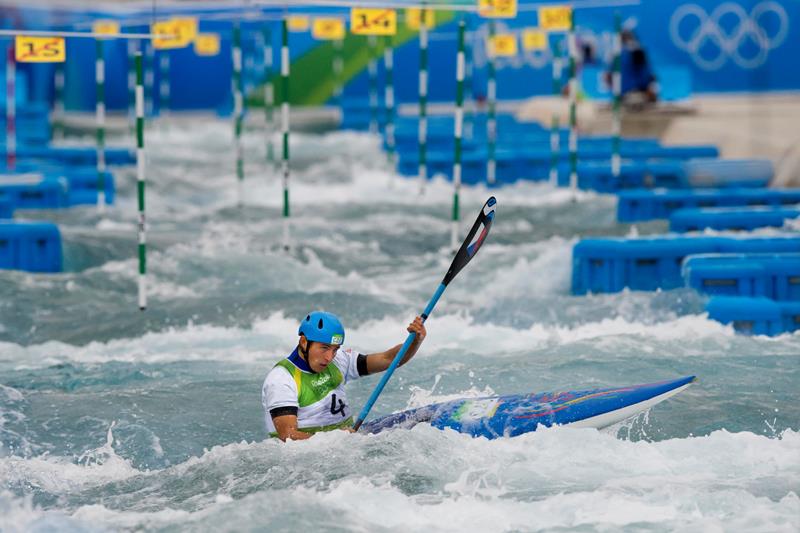 Vodní slalomář Jiří Prskavec s přehledem postoupil na olympijských hrách do desetičlenného finále.