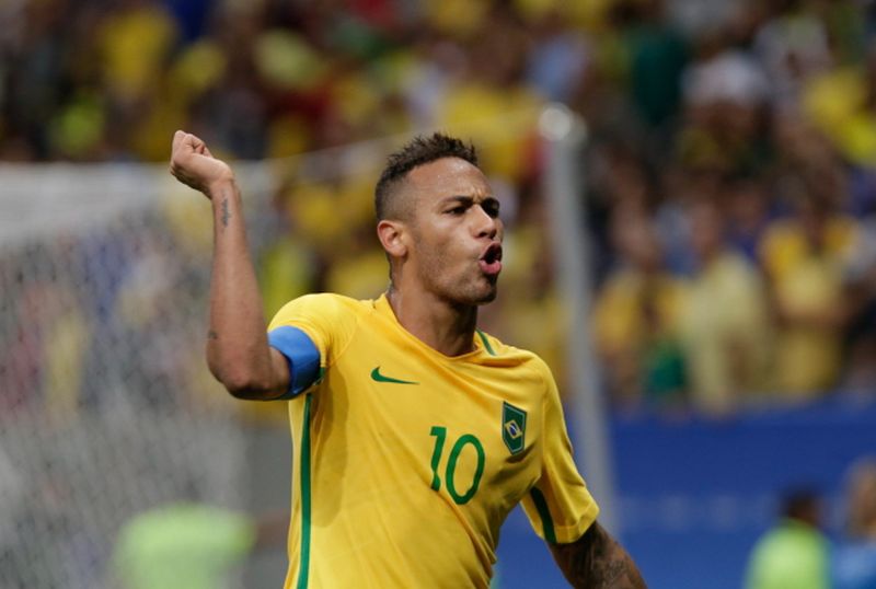 Brazilský útočník Neymar.
