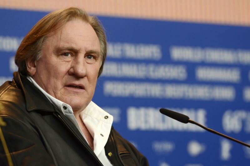 Francouzský herec Gérard Depardieu.