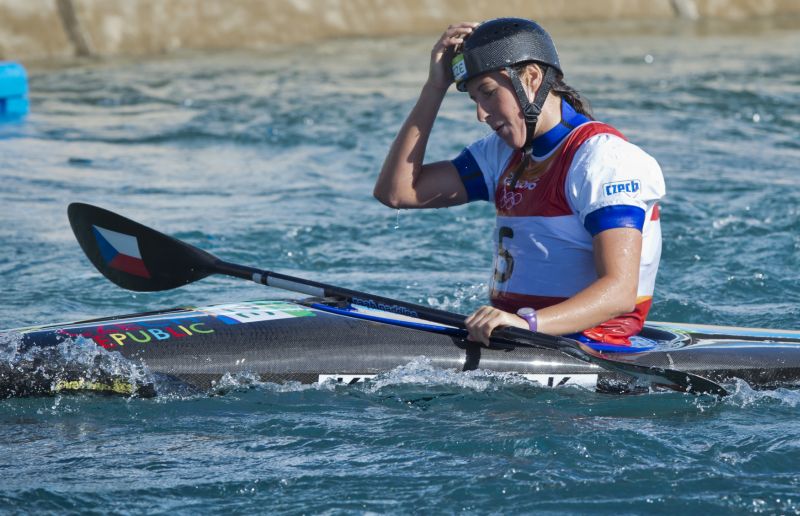 Zklamaná Kateřina Kudějová po nepodařeném závodě na olympiádě v Riu