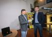 Novináři Miloš Kozumplík (vlevo) a René Hnilička.