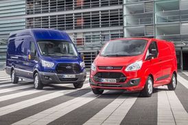 Ford Transit a Ford Custom jsou vybavené předkolizním asistentem.