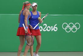 Lucie Hradecká s Andreou Hlaváčkovou.