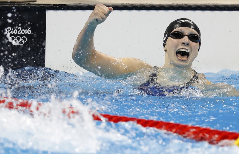 Americká plavkyně Katie Ledecká.