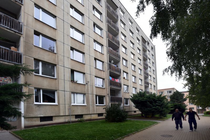 Ústecké sídliště Mojžíř.
