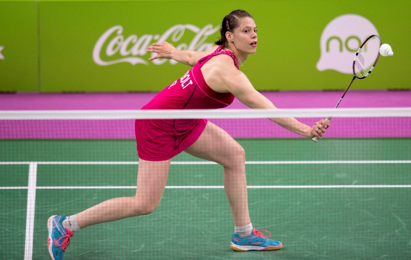 Česká badmintonistka Kristína Gavnholt.