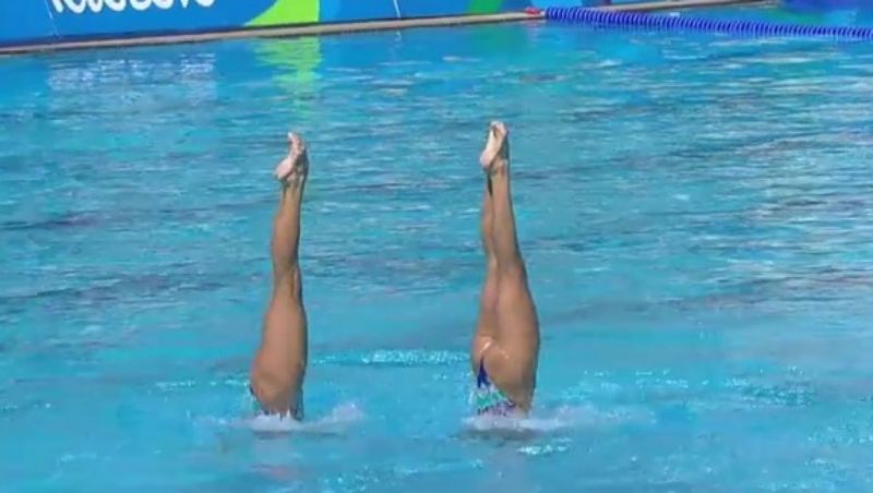 Synchronizované plavání (ilustrační foto).