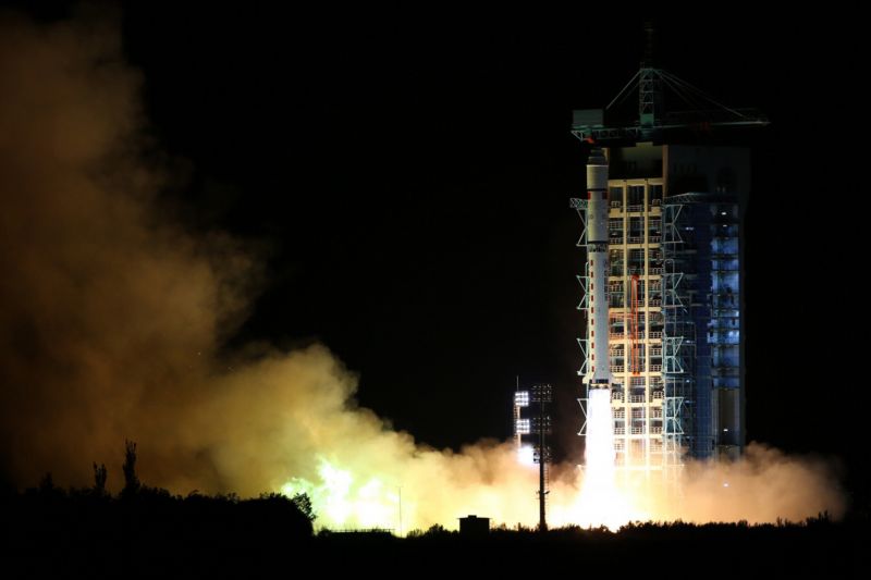 Čína vypustila kvantová satelit (ilustrační foto).