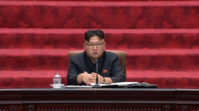 Severokorejský vůdce Kim Čong-un.