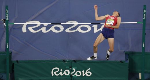 Jaroslav Bába v olympijském finále.