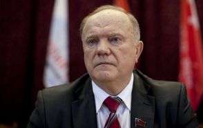 Předseda ruských komunistů Gennadij Zjuganov.
