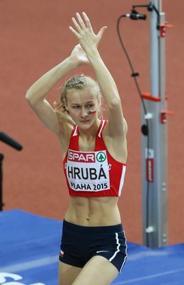 Výškařka Michaela Hrubá.