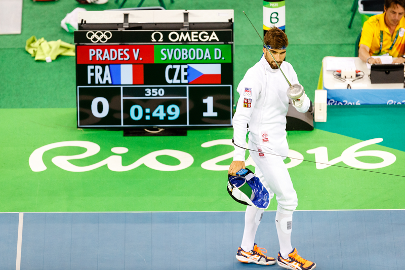 Český moderní pětibojař David Svoboda.
