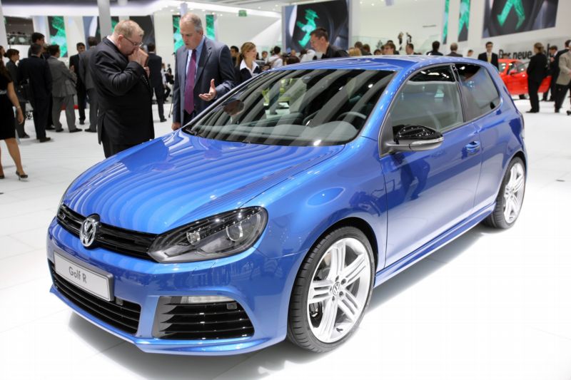 Model Volkswagen Golf.