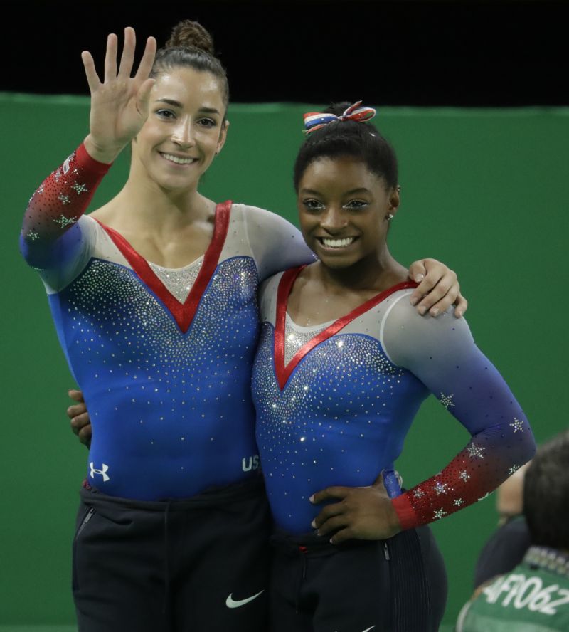 Americké gymnastky.