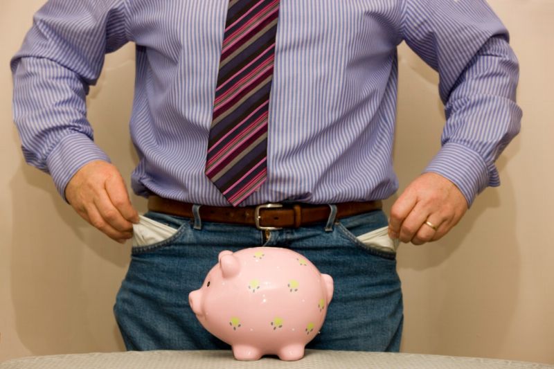 Lidé se bojí finanční tísně a chudoby (ilustrační foto).