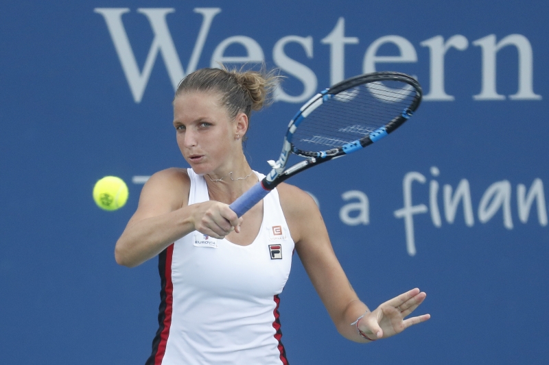 Tenistka Karolína Plíšková si na turnaji v Cincinnati zahraje o finále. 