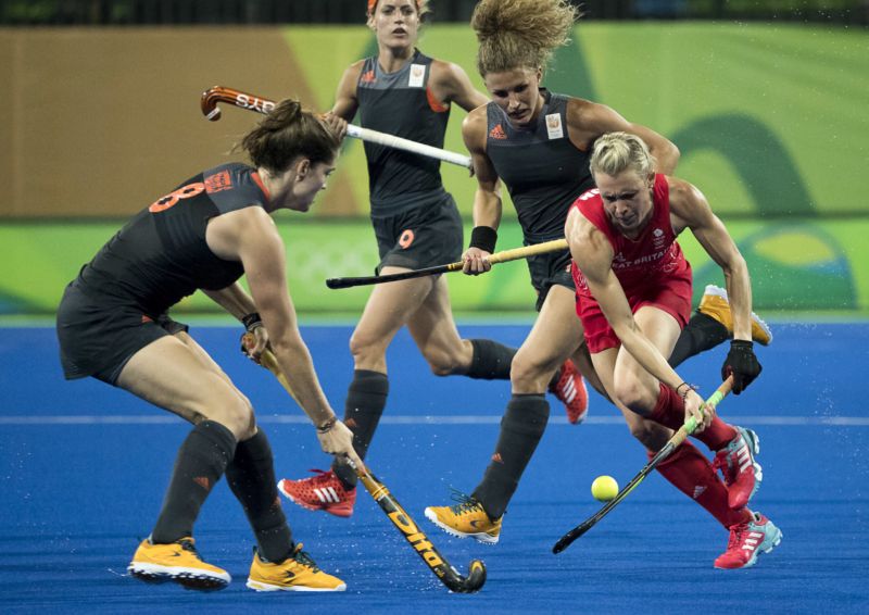 Velká Británie slaví triumf v Riu v pozemním hokeji žen.