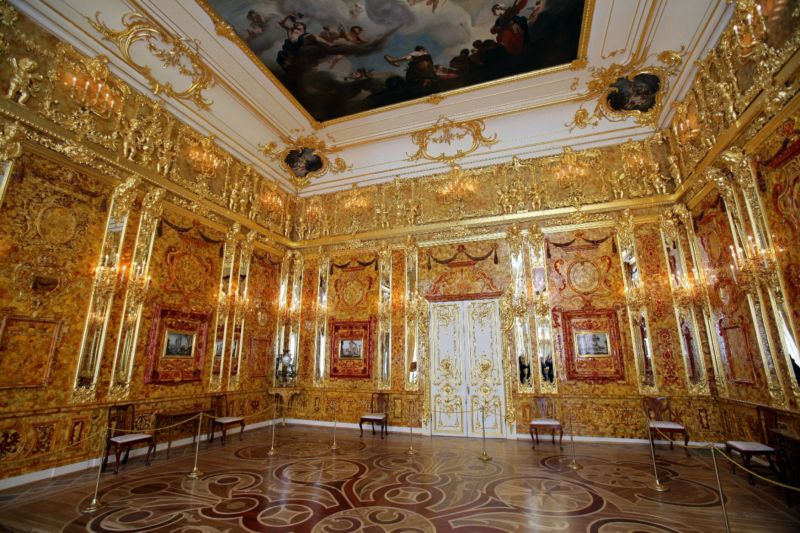 Podle některých by originál jantarové komnaty z Kateřinského paláce měl být v takzvaném zlatém vlaku.