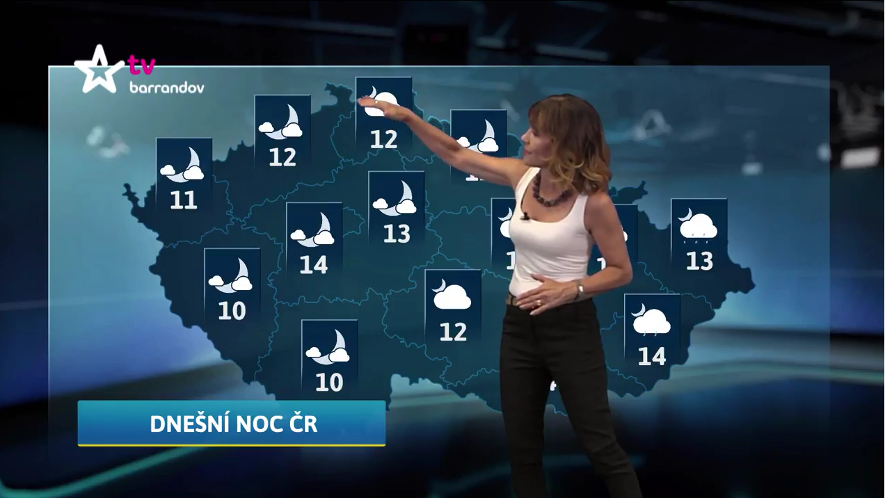 Nejlepší počasí s rosničkou Michaelou Dolinovou. Nejlepší počasí s rosničkou Michaelou Dolinovou.