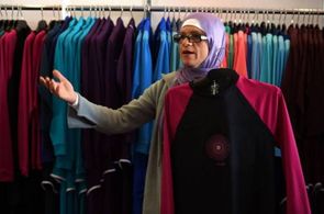 Tvůrkyně plavek pro muslimky Aheda Zanettiová.