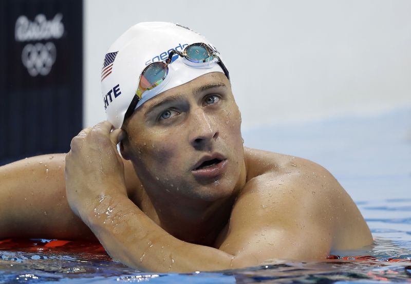 Americký plavec Ryan Lochte.