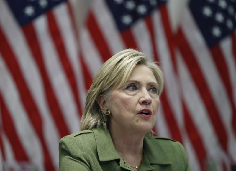 Hillary Clintonová.
