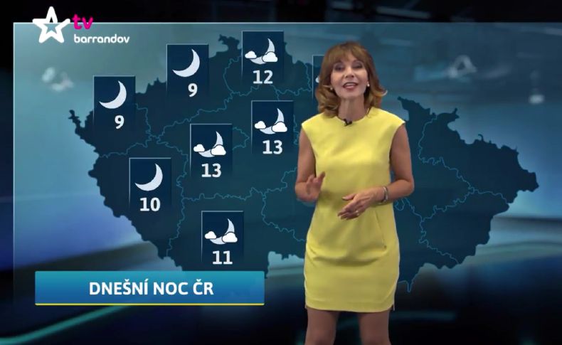 Moderátorka Michaela Dolinová. Moderátorka Michaela Dolinová.