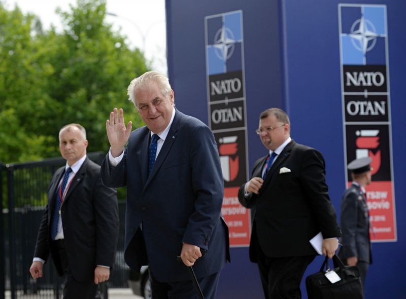 Prezident republiky Miloš Zeman.