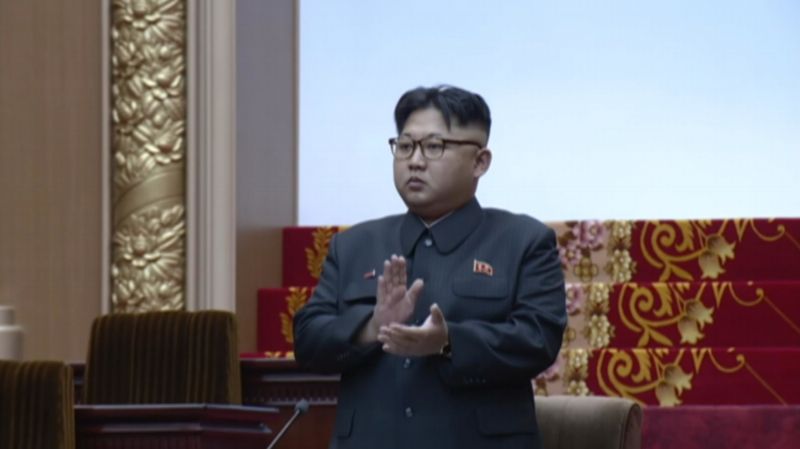 Vůdce KLDR Kim Čong-un.