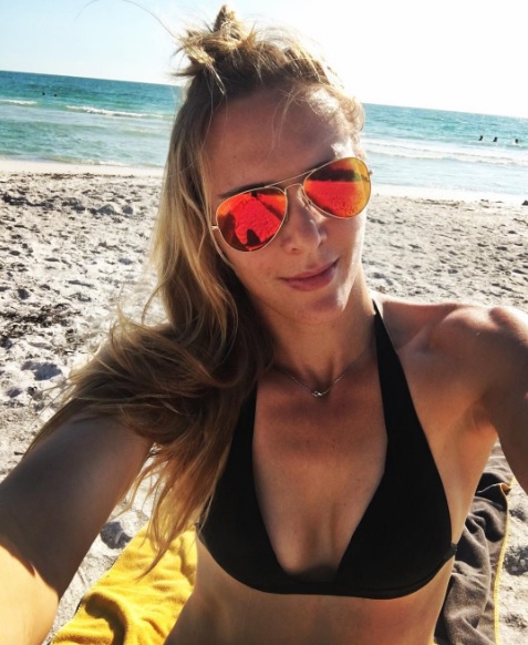 Nicole Vaidišová na Floridě.