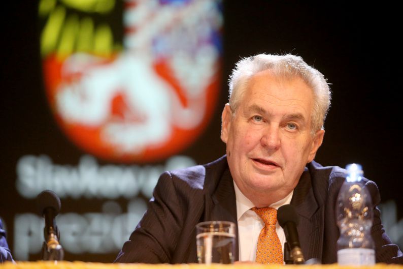 Prezident Miloš Zeman.