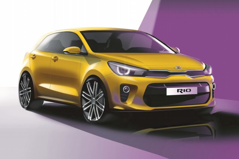 Kia Rio čtvrté generace se představí ve světové premiéře v Paříži.