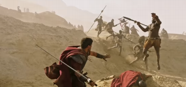 Snímek z nového zpracování filmu Ben-Hur.