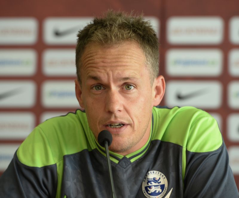 Trenér Sönderjyske Jakob Michelsen před odvetou se Spartou.