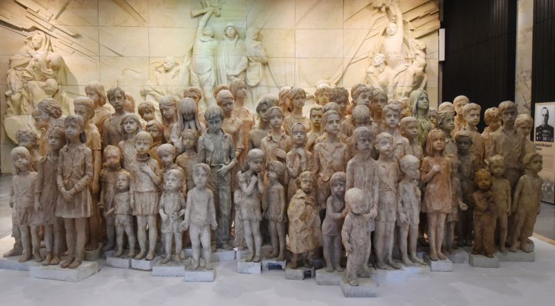 Lidice, památník. 