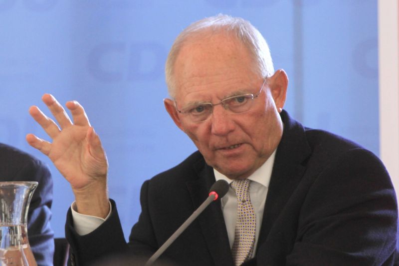 Německý ministr financí Wolfgang Schäuble.