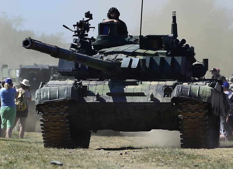 Tanky byly všude. 