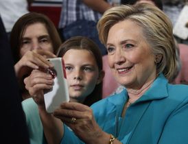 Hillary Clintonová.