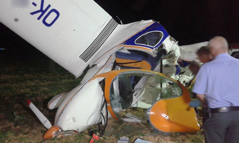 Srážka dvou ultralightů měla na Olomoucku tragické následky.