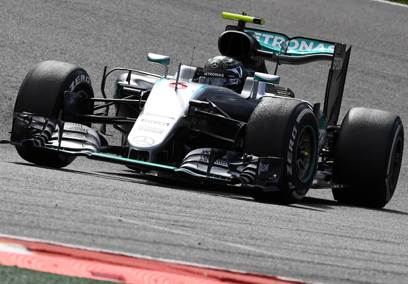 Německý jezdec formule 1 Nico Rosberg.
