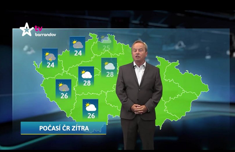 Moderátor Alexandr Hemala. 