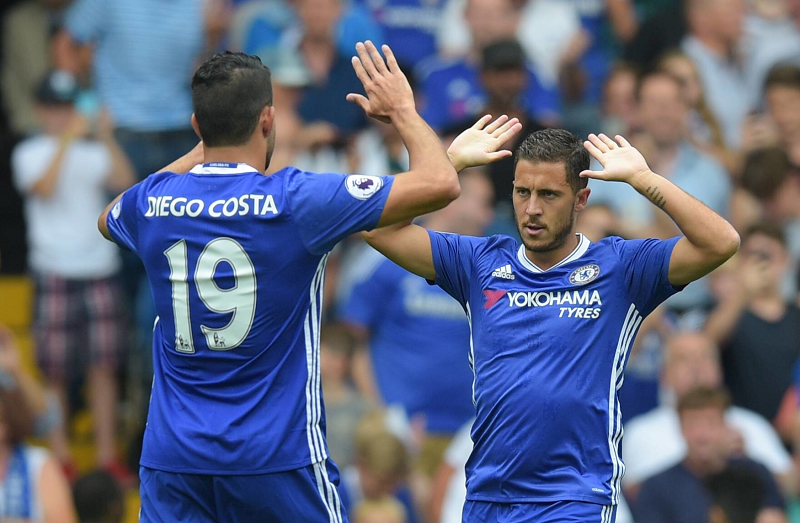 Belgický fotbalista londýnské Chelsea Eden Hazard.