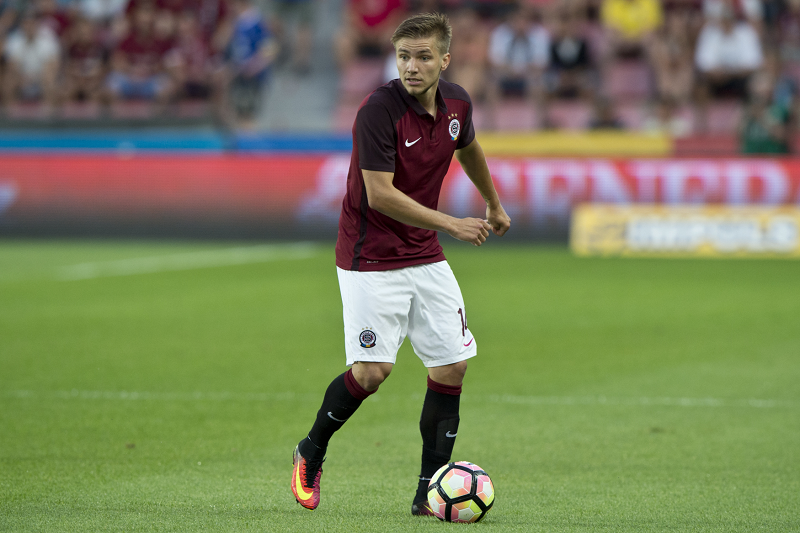 Fotbalista Sparty Martin Frýdek.