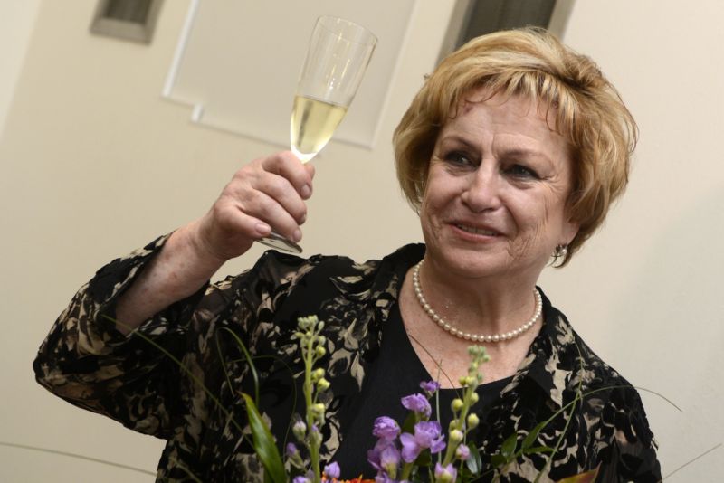 Legendární gymnastka Věra Čáslavská.